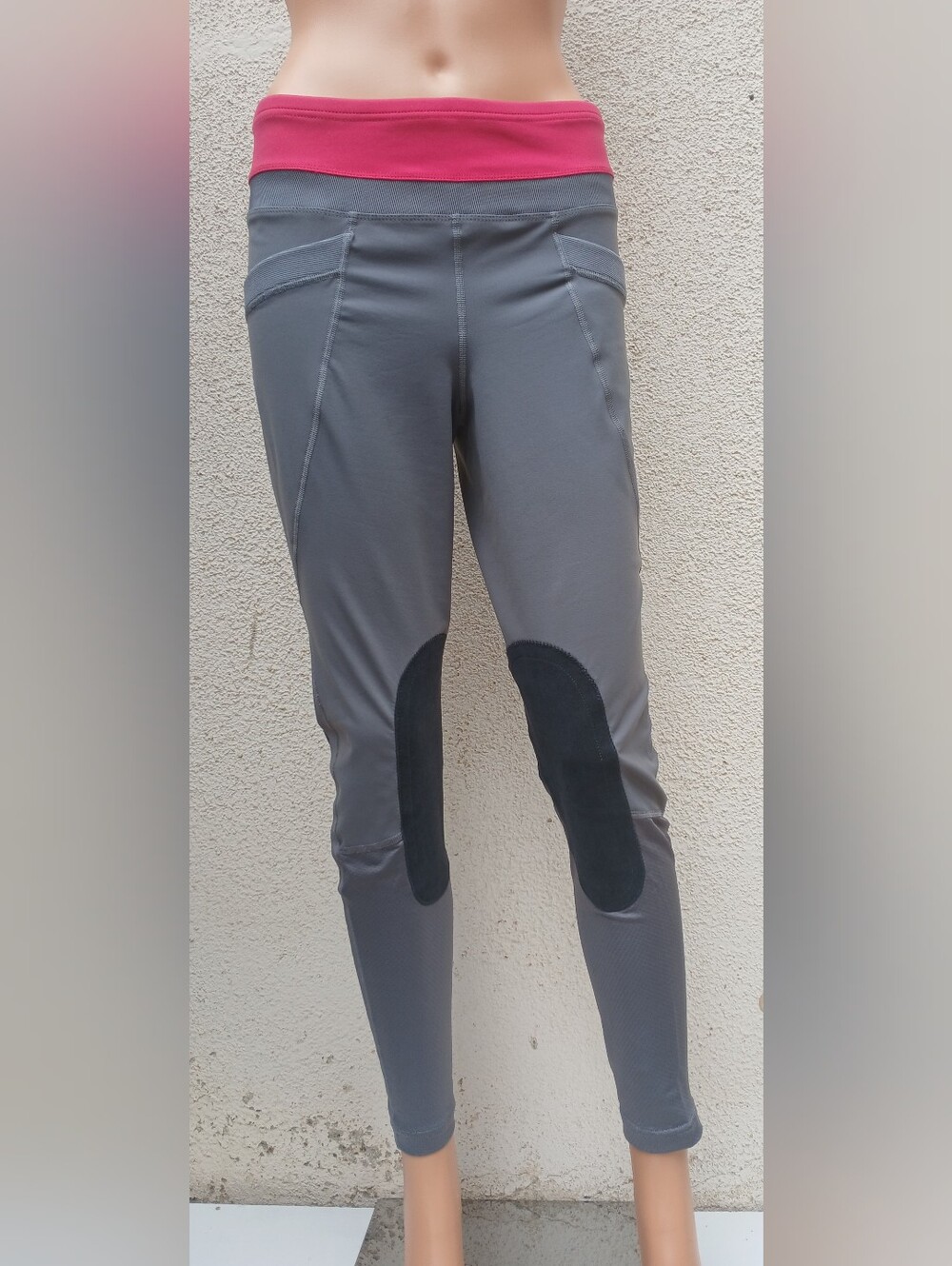 Irideon Synergy Technical Riding Tights XL Gray Pink NWT